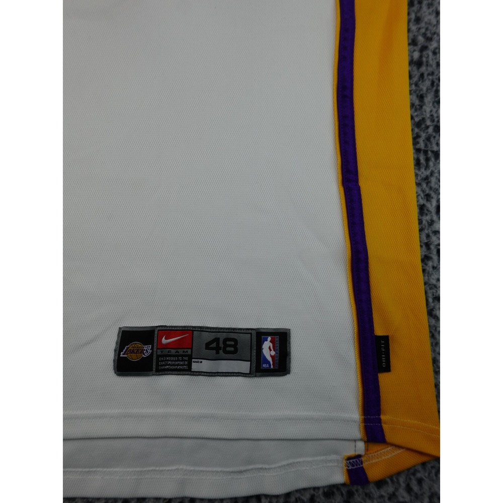 Nike Basketball Jersey Mens XL White Good Kobe Bryant 8 Lakers NBA Authentic 48 - Picture 4 of 16